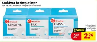 Kruidvat Kruidvat Hechtpleister aanbieding