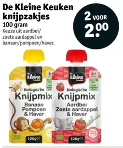 Kruidvat De Kleine Keuken knijpzakjes aanbieding