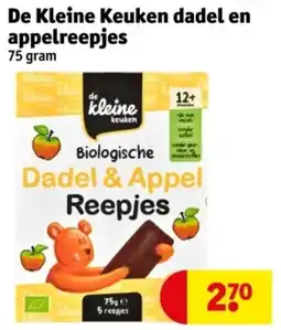 Kruidvat De Kleine Keuken dadel en appelreepjes aanbieding