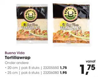 HANOS Buena Vida Tortillawrap aanbieding