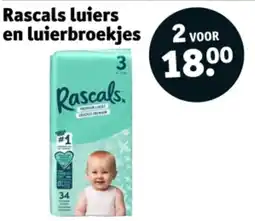 Kruidvat Rascals Luiers en Luierbroekjes aanbieding