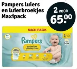 Kruidvat Pampers Luiers en Luierbroekjes Maxipack aanbieding