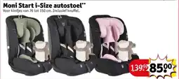 Kruidvat Moni Start i-Size autostoel aanbieding