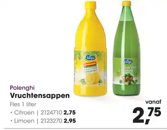 HANOS Polenghi Vruchtensappen aanbieding