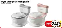 Kruidvat Tryco Grey Potje met Geluid aanbieding