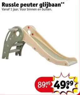 Kruidvat Russle Peuter Glijbaan aanbieding