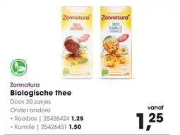 HANOS Zonnatura Biologische thee aanbieding