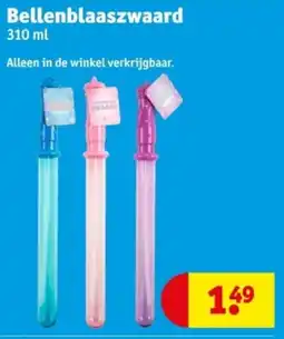 Kruidvat Bellenblaaszwaard aanbieding