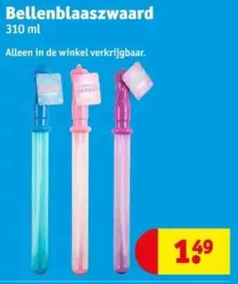 Kruidvat Bellenblaaszwaard aanbieding