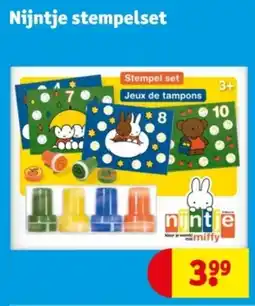 Kruidvat Nijntje stempelset aanbieding