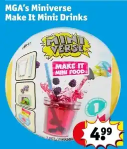 Kruidvat MGA's Miniverse Make It Mini: Drinks aanbieding