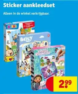 Kruidvat Sticker aankleedset aanbieding