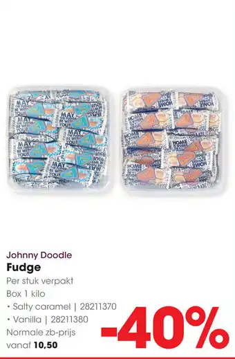 HANOS Johnny Doodle Fudge aanbieding