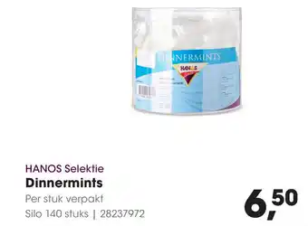 HANOS Dinnermints aanbieding