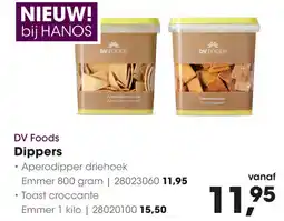 HANOS DV Foods Dippers aanbieding