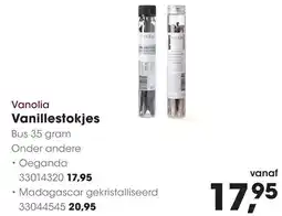 HANOS Vanolia Vanillestokjes aanbieding