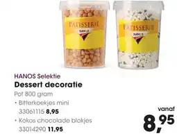 HANOS Dessert decoratie aanbieding