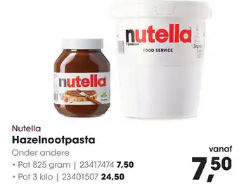 HANOS Nutella Hazelnootpasta aanbieding