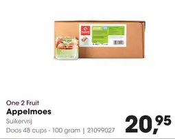 HANOS One 2 Fruit Appelmoes aanbieding