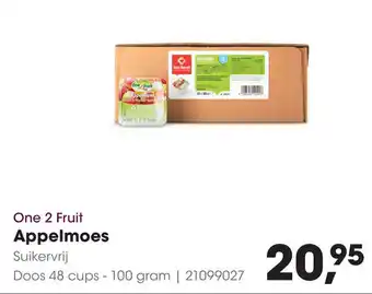 HANOS One 2 Fruit Appelmoes aanbieding