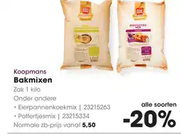 HANOS Koopmans Bakmixen aanbieding
