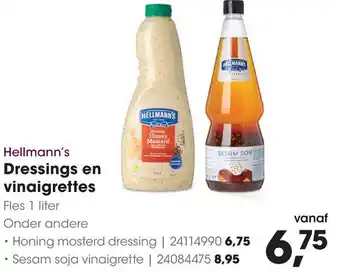 HANOS Hellmann's Dressings en vinaigrettes aanbieding