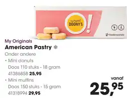 HANOS My Originals American Pastry aanbieding