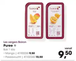 HANOS Les vergers Boiron Puree aanbieding