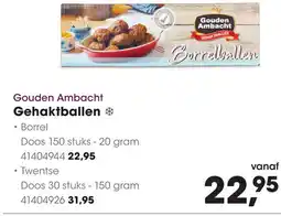 HANOS Gouden Ambacht Gehaktballen aanbieding
