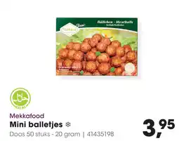 HANOS Mekkafood Mini balletjes aanbieding