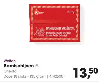 HANOS Welten Bamischijven aanbieding
