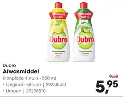 HANOS Dubro Afwasmiddel aanbieding