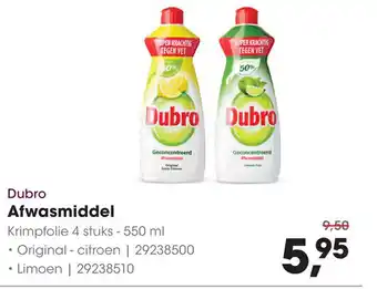 HANOS Dubro Afwasmiddel aanbieding