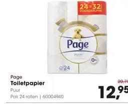 HANOS Page Toiletpapier aanbieding