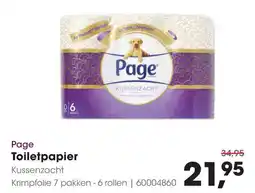 HANOS Page Toiletpapier aanbieding