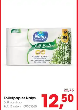 HANOS Toiletpapier Nalys aanbieding