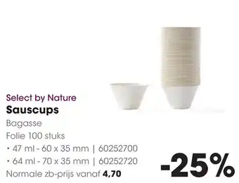 HANOS Select by Nature Sauscups aanbieding