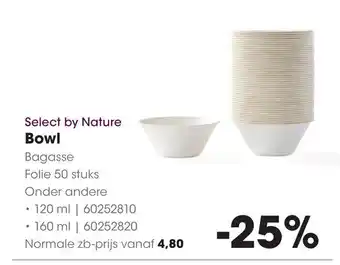HANOS Select by Nature Bowl aanbieding