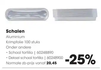HANOS Schalen aanbieding