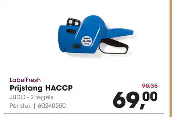 HANOS LabelFresh Prijstang HACCP aanbieding