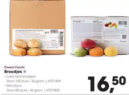 HANOS Divers Foods Broodjes aanbieding