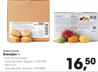 HANOS Divers Foods Broodjes aanbieding
