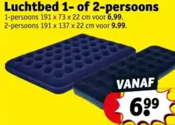 Kruidvat Luchtbed 1 of 2 persoons aanbieding
