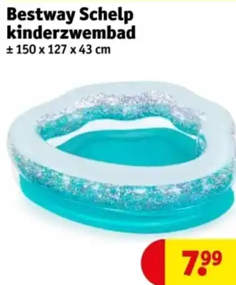 Kruidvat Bestway Schelp kinderzwembad aanbieding