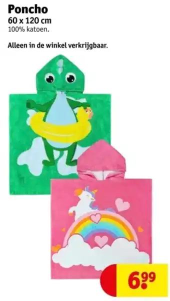 Kruidvat Poncho aanbieding