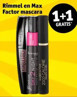 Kruidvat Rimmel en Max Factor mascara aanbieding