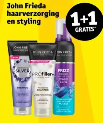Kruidvat John Frieda haarverzorging en styling aanbieding