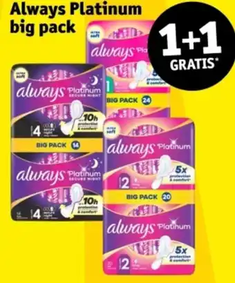 Kruidvat Always Platinum big pack aanbieding