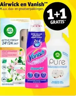 Kruidvat Airwick en Vanish aanbieding