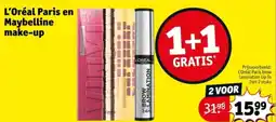 Kruidvat L'Oréal Paris en Maybelline make-up aanbieding